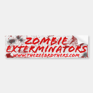 Adesivo Para Carro Sangue dos Exterminators do zombi & etiqueta