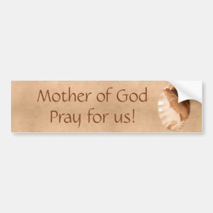 Adesivo Para Carro Santa Mary Bumper Sticker