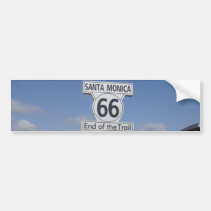 Adesivo Para Carro Santa Monica, Califórnia - RT 66