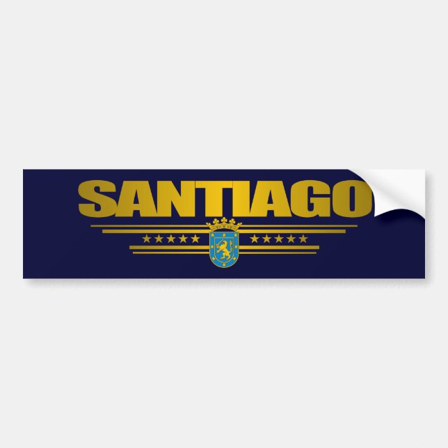 Adesivo Para Carro Santiago (Frente)