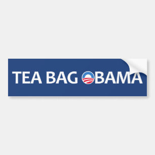 Adesivo Para Carro Saquinho de chá Obama