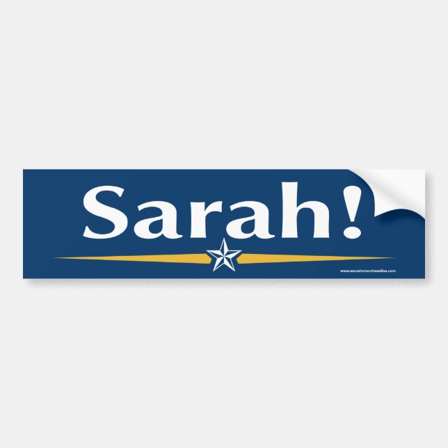 Adesivo Para Carro Sarah! Autocolante no vidro traseiro (Frente)