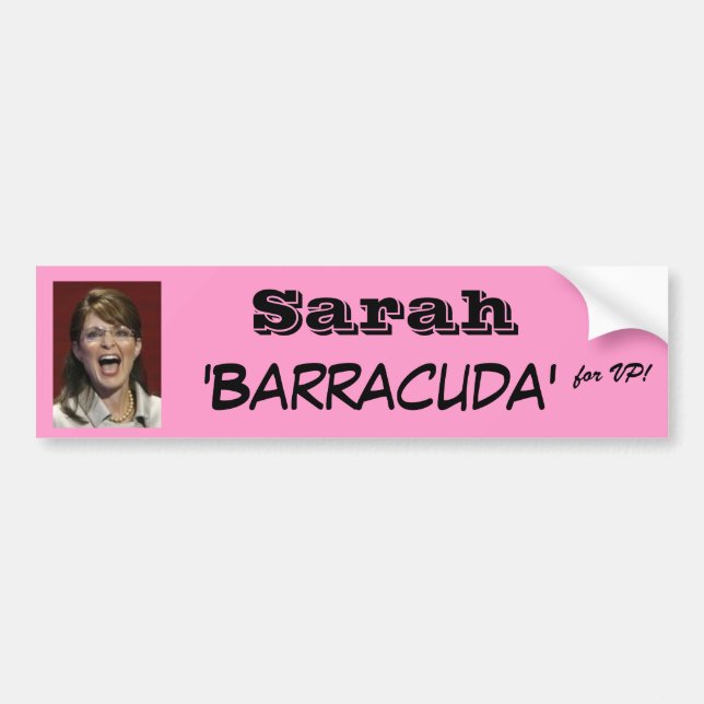 Adesivo Para Carro Sarah "Barracuda" para VP! (Frente)