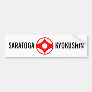 ADESIVO PARA CARRO SARATOGA KYOKUSHIN BUMPERSTICKER