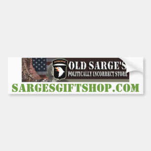 ADESIVO PARA CARRO SARGENS BUMPER STICKER