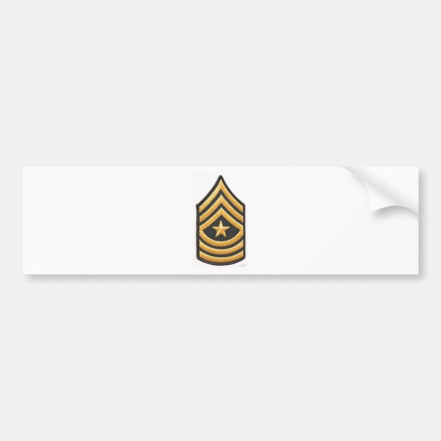 ADESIVO PARA CARRO SARGENTO MAJOR E-9 (Frente)