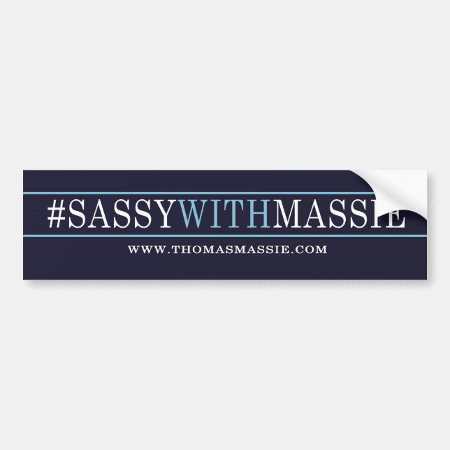 Adesivo Para Carro Sassy com Massie (Frente)