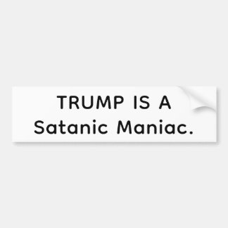 Adesivo Para Carro Satanic Maniac Trump Hankamer Artjunkhaus Comic