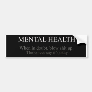 Adesivo Para Carro Saúde mental