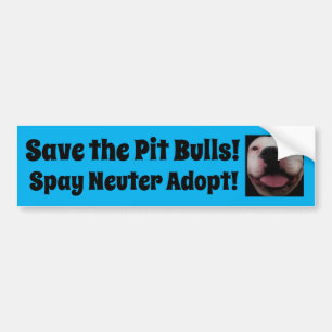 Adesivo Para Carro Save the Pitbulls!