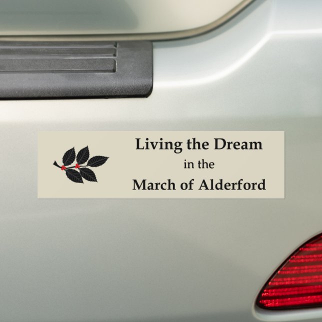 Adesivo Para Carro SCA Alderford Bumper Sticker (No carro)