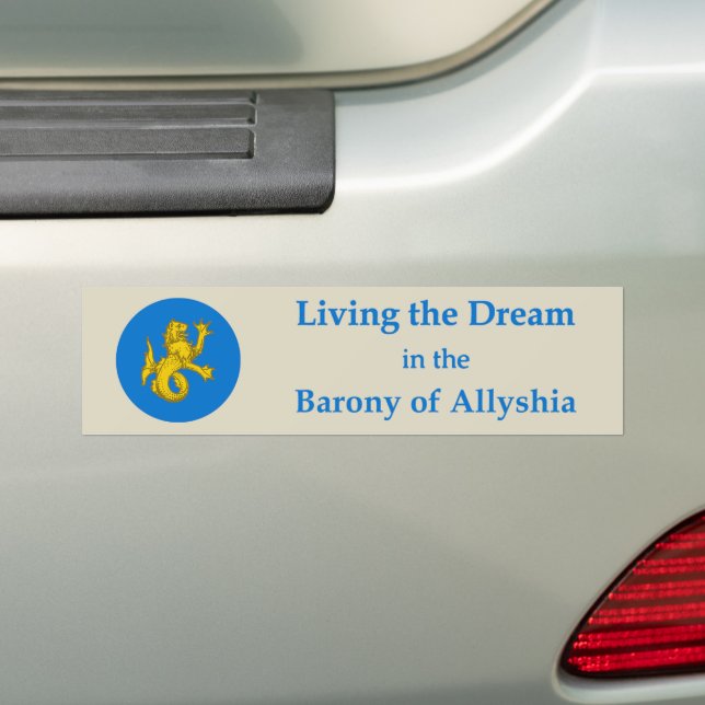 Adesivo Para Carro SCA Allyshia Bumper Sticker (No carro)