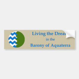 Adesivo Para Carro SCA Aquaterra Bumper Sticker