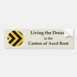 Adesivo Para Carro SCA Axed Root Bumper Sticker