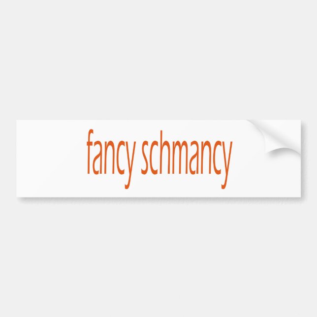 Adesivo Para Carro schmancy extravagante (Frente)