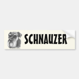 Adesivo Para Carro Schnauzer