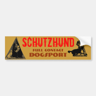 Adesivo Para Carro Schutzhund