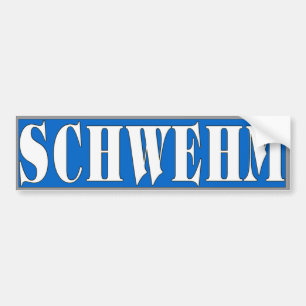 Adesivo Para Carro Schwehm Bumper Sticker