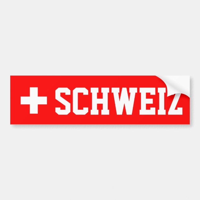 Adesivo Para Carro Schweiz (Frente)