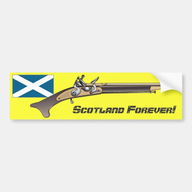 Adesivo Para Carro Scotland Forever! (Frente)