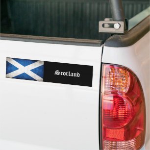 Adesivo Para Carro Scotland Grunge Flag