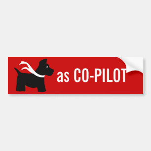 Adesivo Para Carro Scottie como o COPILOTO