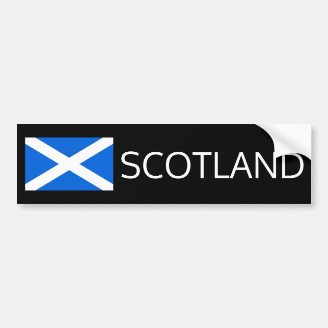 Adesivo Para Carro Scottish Flag (Frente)