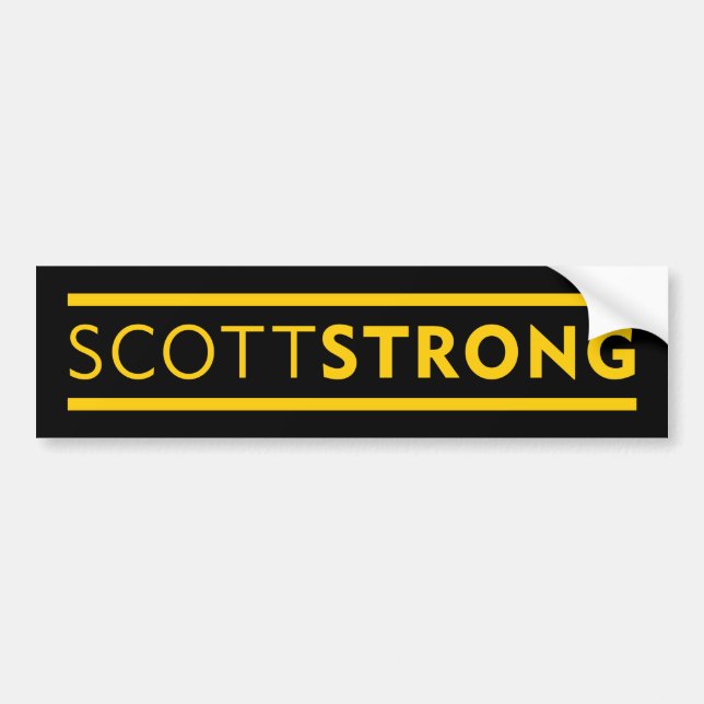 ADESIVO PARA CARRO SCOTTSTRONG BUMPERSTICKER (Frente)