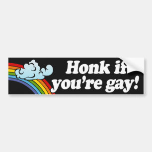 ADESIVO PARA CARRO SE VOCÊ É GAY