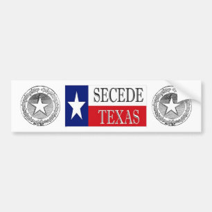 Adesivo Para Carro Secede Texas 2