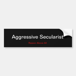 Adesivo Para Carro Secularista agressivo
