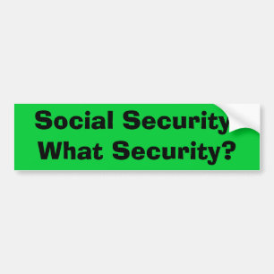 Adesivo Para Carro Segurança social: Que segurança?