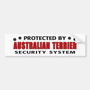 Adesivo Para Carro Segurança Terrier australiana