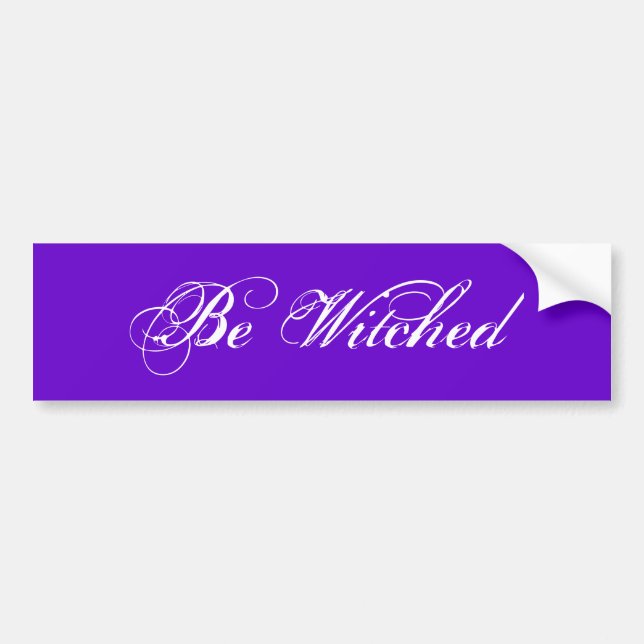 Adesivo Para Carro Seja Witched (Frente)
