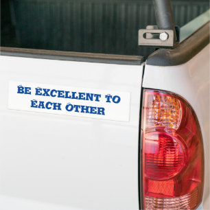 Adesivo Para Carro Sejam Excelentes Um Para O Outro