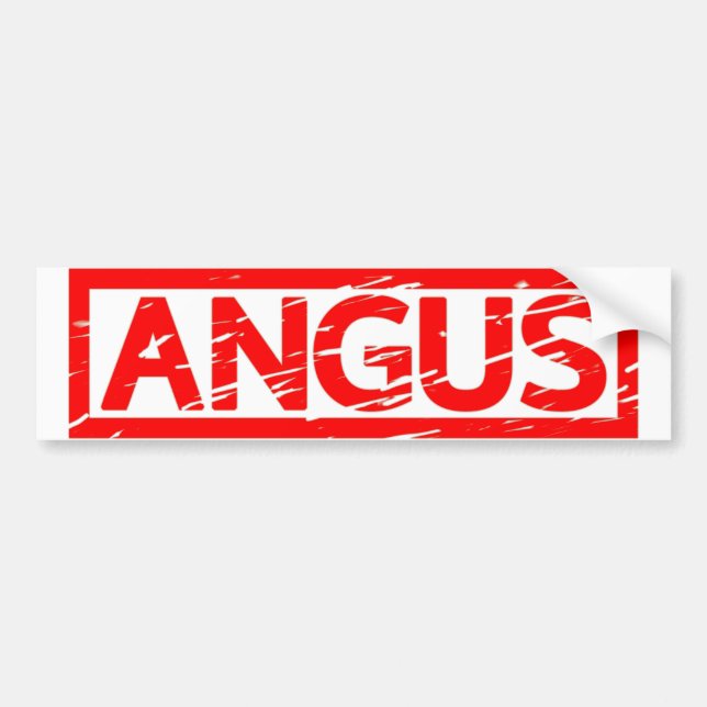 Adesivo Para Carro Selo de Angus (Frente)