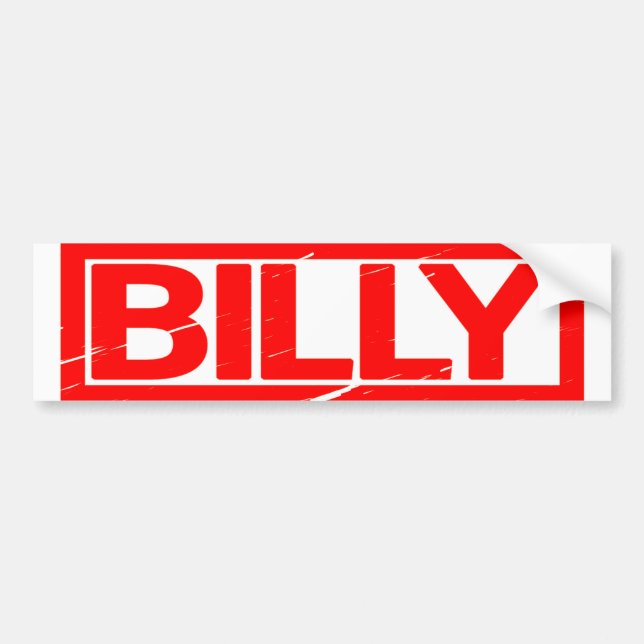 Adesivo Para Carro Selo de Billy (Frente)