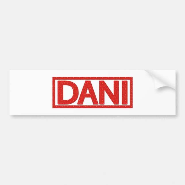 Adesivo Para Carro Selo de Dani (Frente)