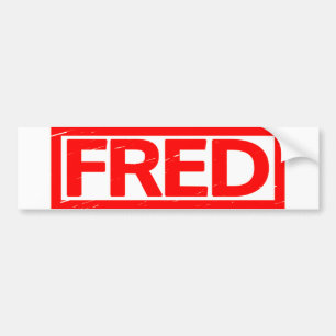 Adesivo Para Carro Selo de Fred