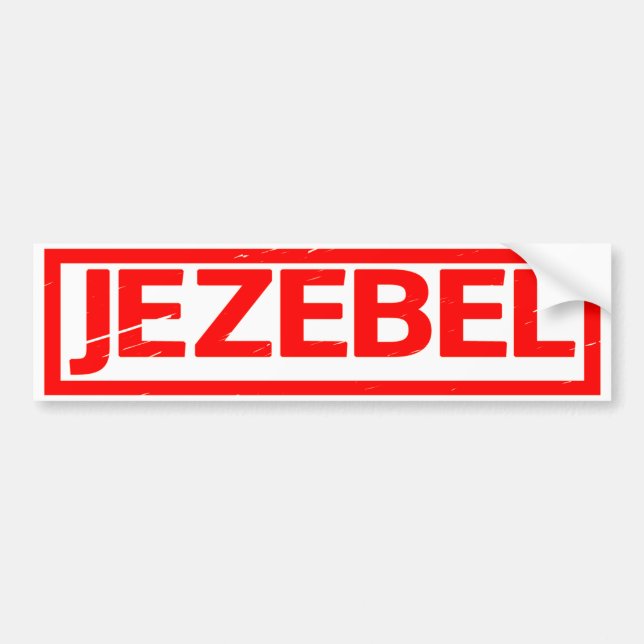 Adesivo Para Carro Selo de Jezebel (Frente)