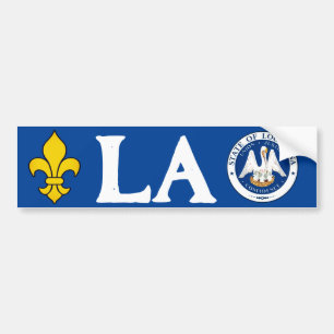 Adesivo Para Carro Selo de Louisiana