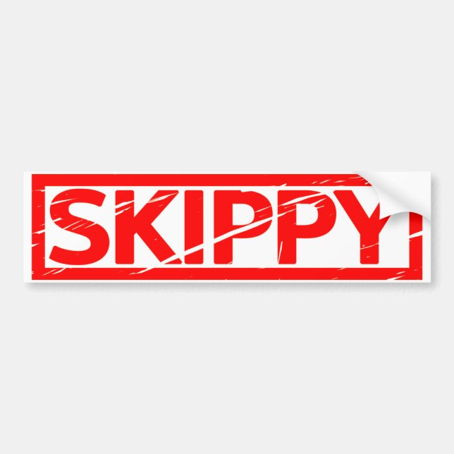 Adesivo Para Carro Selo de Skippy (Frente)