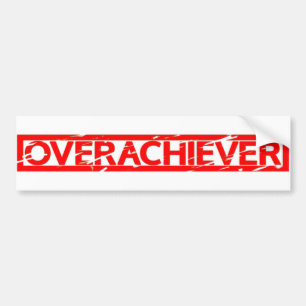Adesivo Para Carro Selo do Overachiever