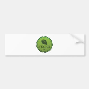 Adesivo Para Carro Selo do Vegan