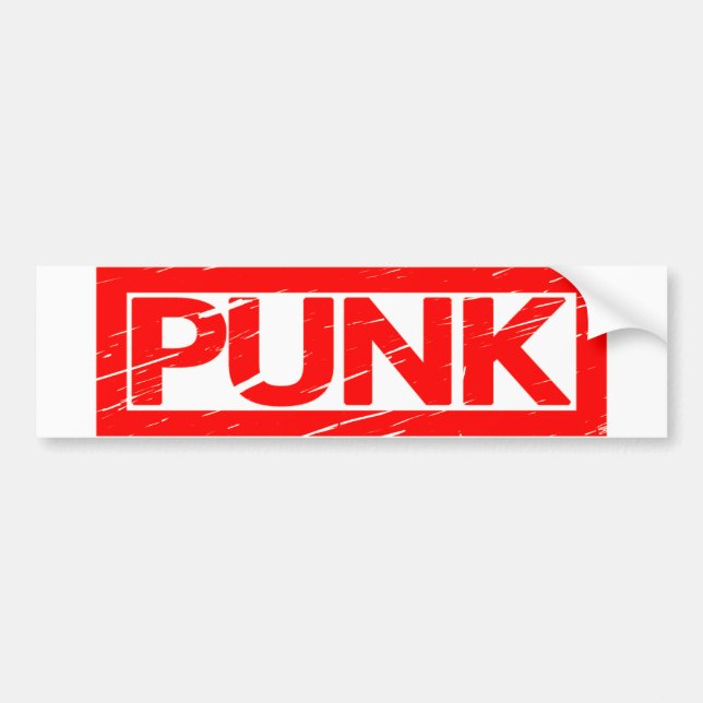 Adesivo Para Carro Selo Punk (Frente)