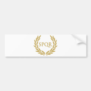 Adesivo Para Carro Selo romano do Senado de Roma SPQR