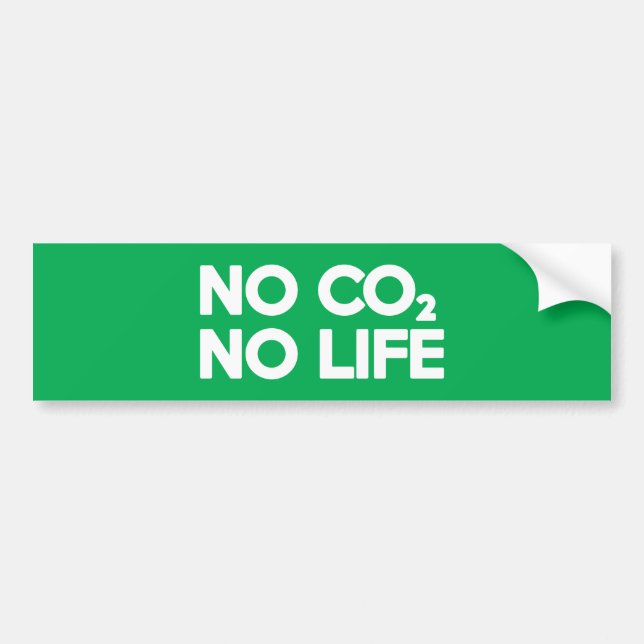 ADESIVO PARA CARRO SEM CO2 SEM VIDA (Frente)