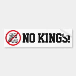 Adesivo Para Carro SEM KINGS! - Trump Protest - Bumper Sticker
