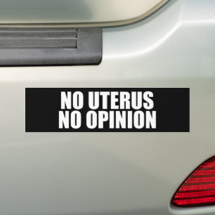 Adesivo Para Carro Sem Útero Sem Opinião Pró Escolha