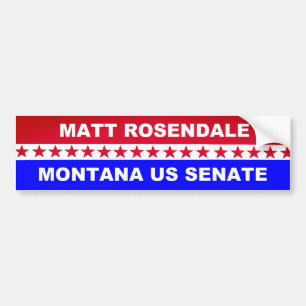 Adesivo Para Carro Senado 2018 de Matt Rosendale Montana E.U.